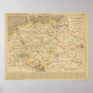 Póster L'Allemagne 1373 un 1437