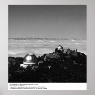 Póster Lama el observatorio en el soporte Hamilton de