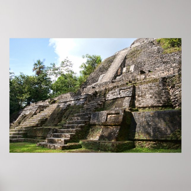 Póster Lamanai, Belize postcard (Frente)