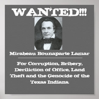 Póster Lamar Wanted Poster