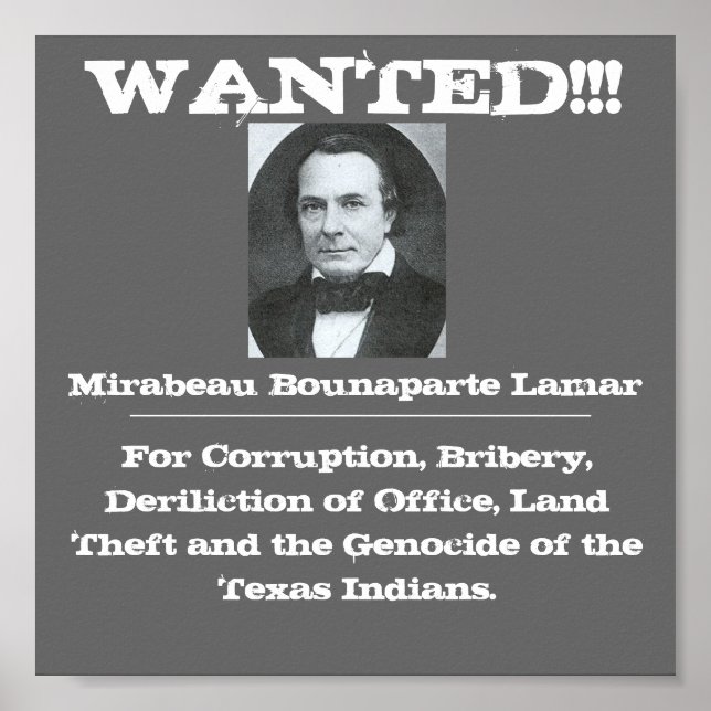 Póster Lamar Wanted Poster (Frente)