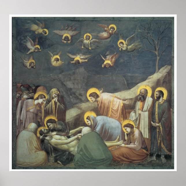 Póster Lamentación de Cristo, c.1305 Giotto (Frente)