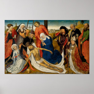 Póster Lamentación sobre Cristo muerto, C. 1460-1464