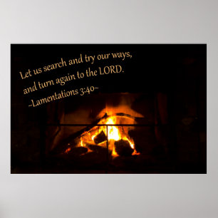 Póster Lamentaciones 3:40