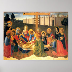 Póster Lamentaciones por el Renacimiento Cristo Fra Angél