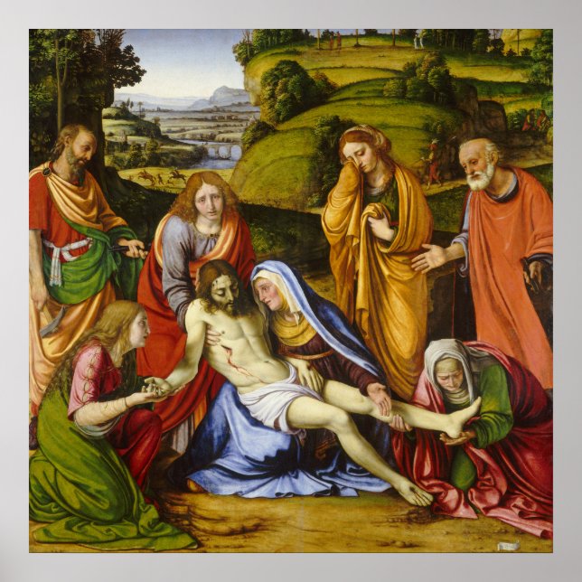 Póster Lamentation by Andrea Solario (Frente)