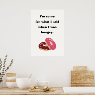Póster Lamento lo que dije cuando tenía hambre