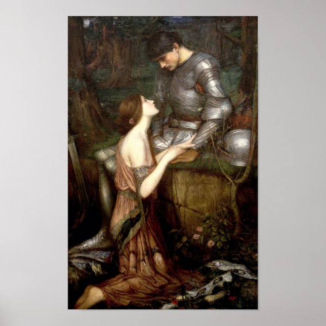Póster Lamia (1905) de John Waterhouse (Frente)