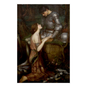 Póster Lamia de John William Waterhouse Glossy