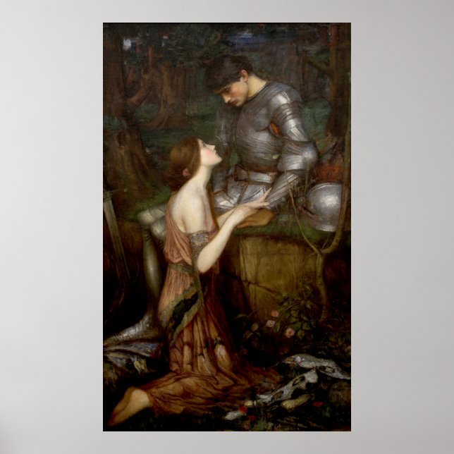 Póster Lamia por John William Waterhouse (Frente)