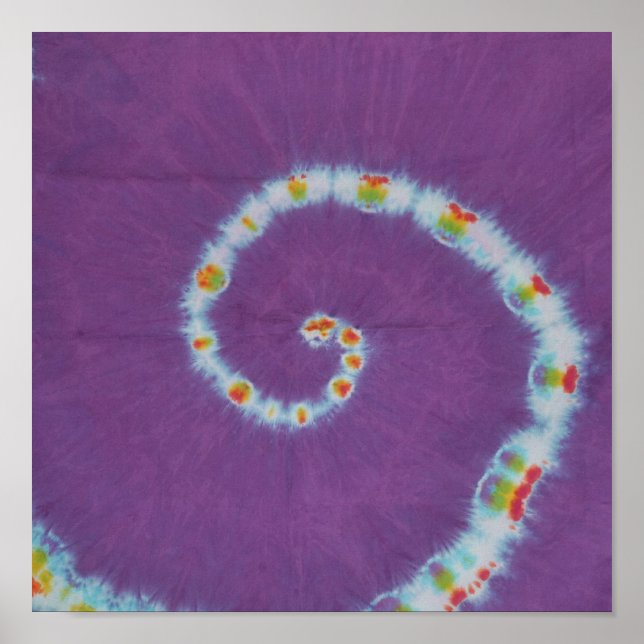 Póster Lámina de Swirl Púrpura Dulce (Frente)