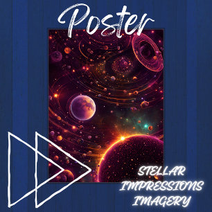 Póster Laminous Drift