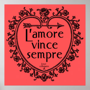 Póster L'amore Vince Sempre - el amor conquista todo el