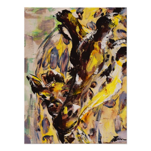 Póster L'amour avec un grand cou (Anverso)
