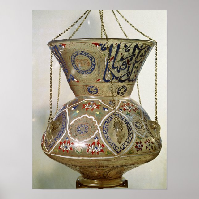 Póster Lamp, from the Mosque of Sultan Hasan, Cairo (Frente)