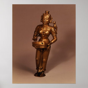 Póster Lamp in the form of Goddess of Fortune