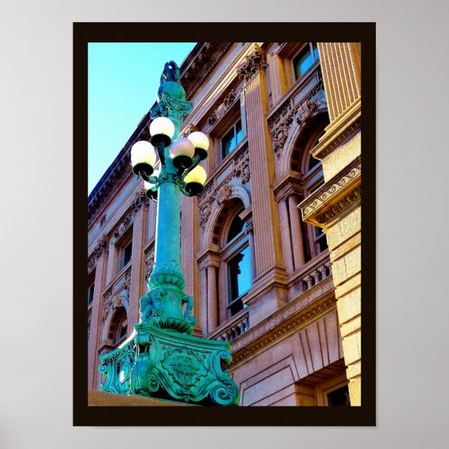 Póster Lámpara antigua (Frente)