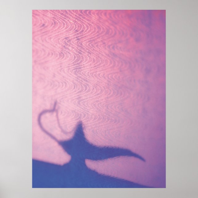 Póster Lámpara rosa y morada de Aladín (Frente)