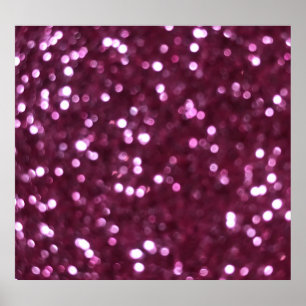 Póster Lámparas abstractas rosadas y desenfocadas por bok