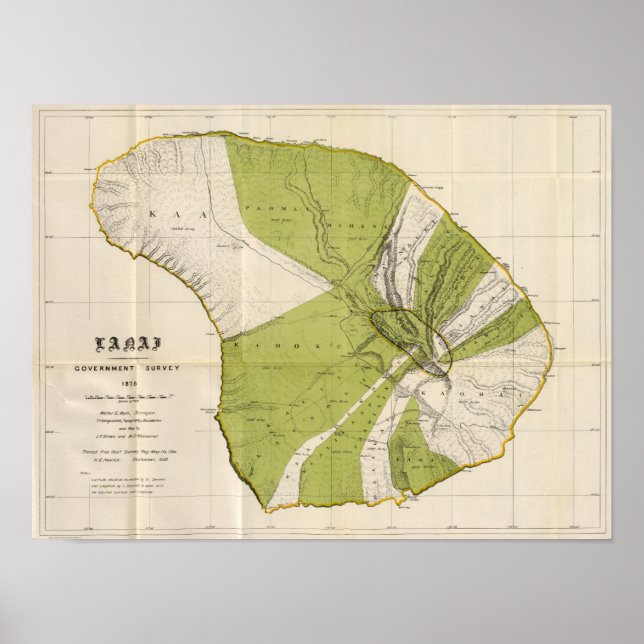 Póster Lanai, Hawaii (Frente)