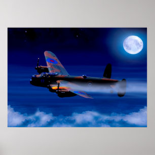 Póster Lancaster Bomber regresa a casa