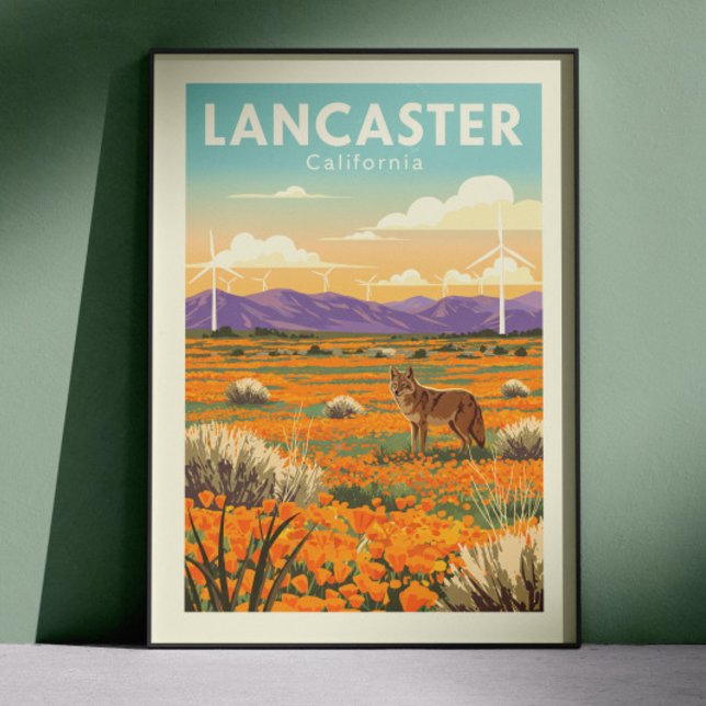 Póster Lancaster California vintage (Subido por el creador)