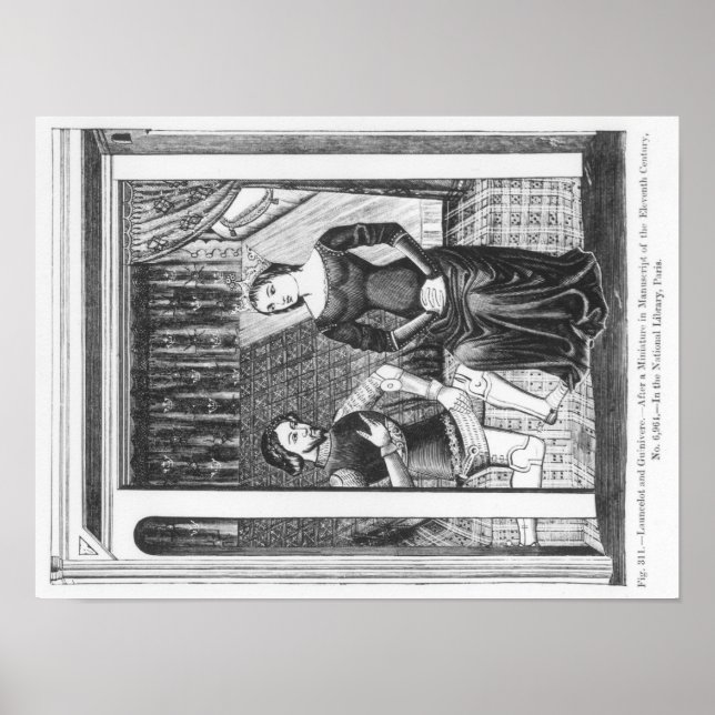 Póster Lancelot y Guinivere (Frente)