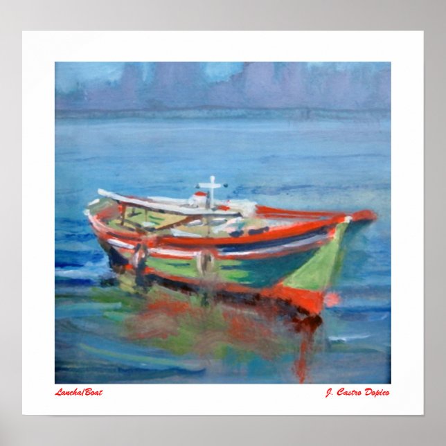 Póster Lancha/Boat (Frente)