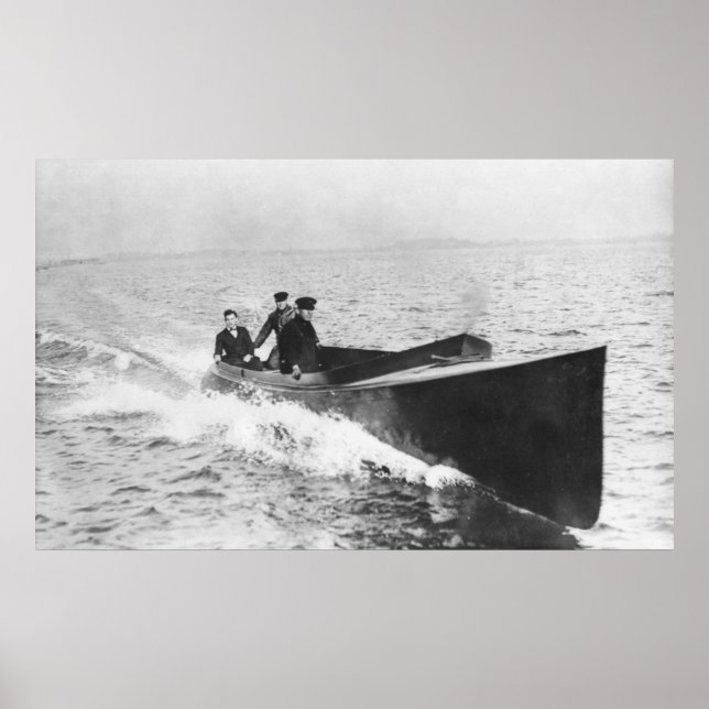 Póster Lancha de alta velocidad (Frente)
