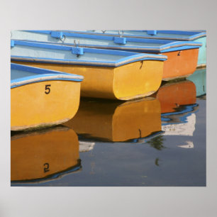 Póster Lanchas Henley-on-Thames en el río Támesis,