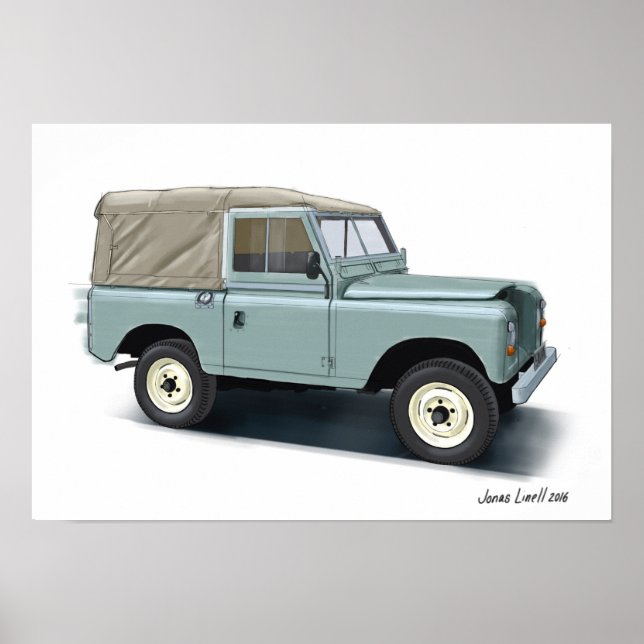 Póster Land Rover (Frente)