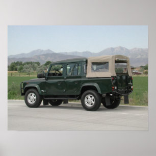 Póster Land Rover Defender 110