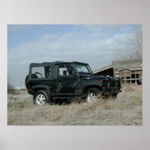 Póster Land Rover Defender 90