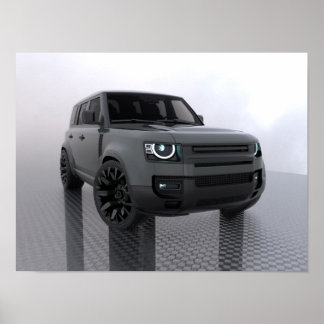 Póster Land Rover Defender (personalizado)