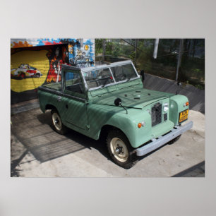 Póster Land Rover Serie II SWB