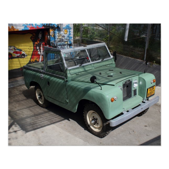 Póster Land Rover Serie II SWB (Anverso)