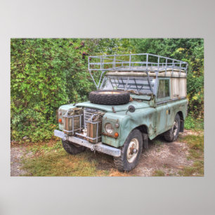Póster Land Rover Serie III 109