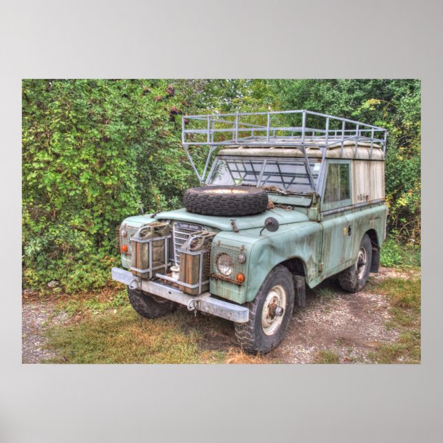 Póster Land Rover Serie III 109 (Frente)