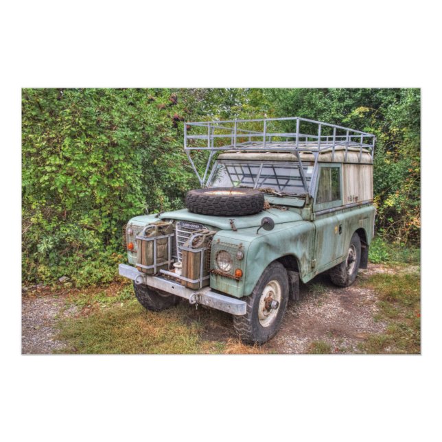 Póster Land Rover Serie III 109 (Anverso)