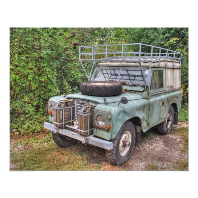 Póster Land Rover Serie III 109 (Anverso)