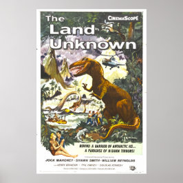 Póster Land Unknown Dinosaur Movie Poster
