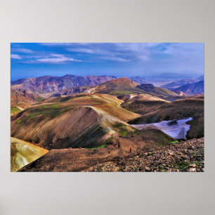 Póster Landmannalaugar