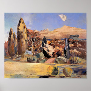 Póster Landscape of the Moon's First Quarter by Paul Nash