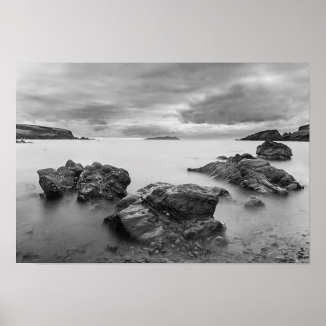 Póster Landscape on West Shetland (Frente)