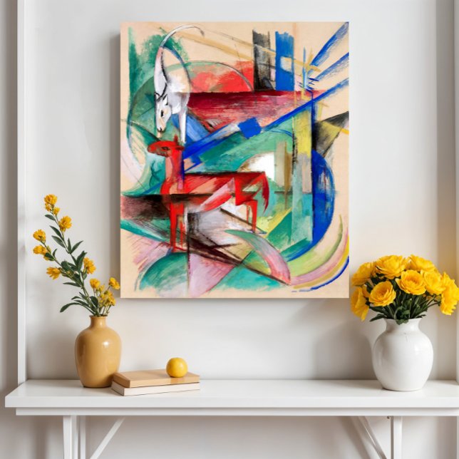 Póster Landscape with Animals by Franz Marc (Subido por el creador)