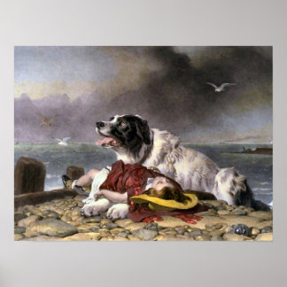 Póster Landseer Saved