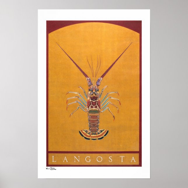 Póster Langosta Posters, Prints and Frames (Frente)