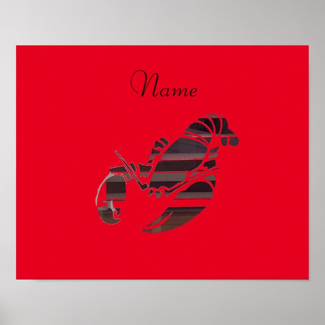 Póster Langostas de Maine Rojas Thunder_Cove (Frente)