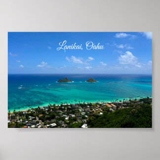 Póster Lanikai Oahu 