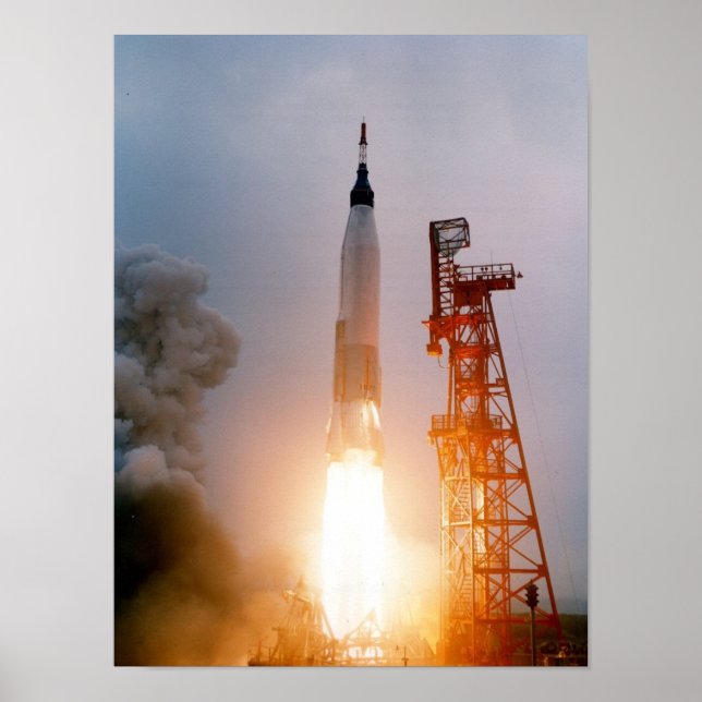 Póster Lanzamiento de Aurora 7 (Mercury Atlas 7) (Frente)